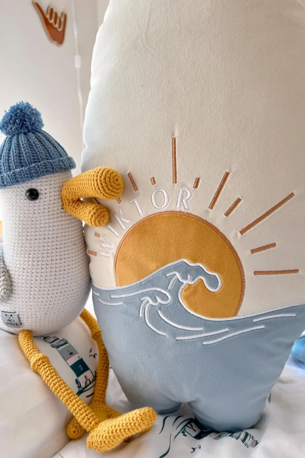 Poduszka personalizowana deska surfingowa