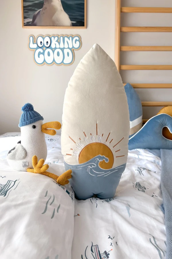 Poduszka personalizowana deska surfingowa