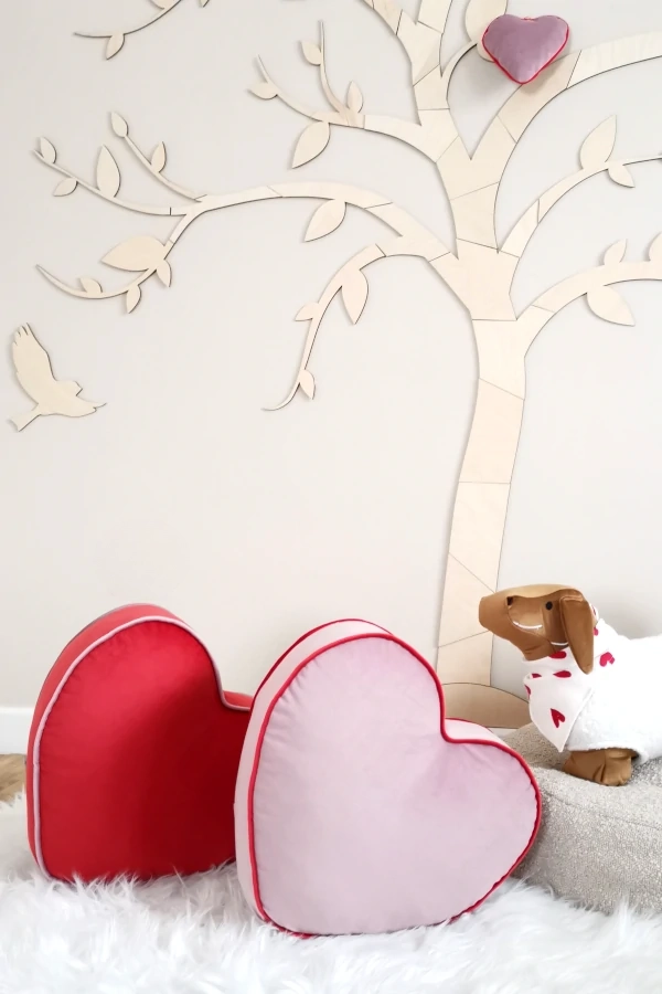 Poduszka serce – velvet